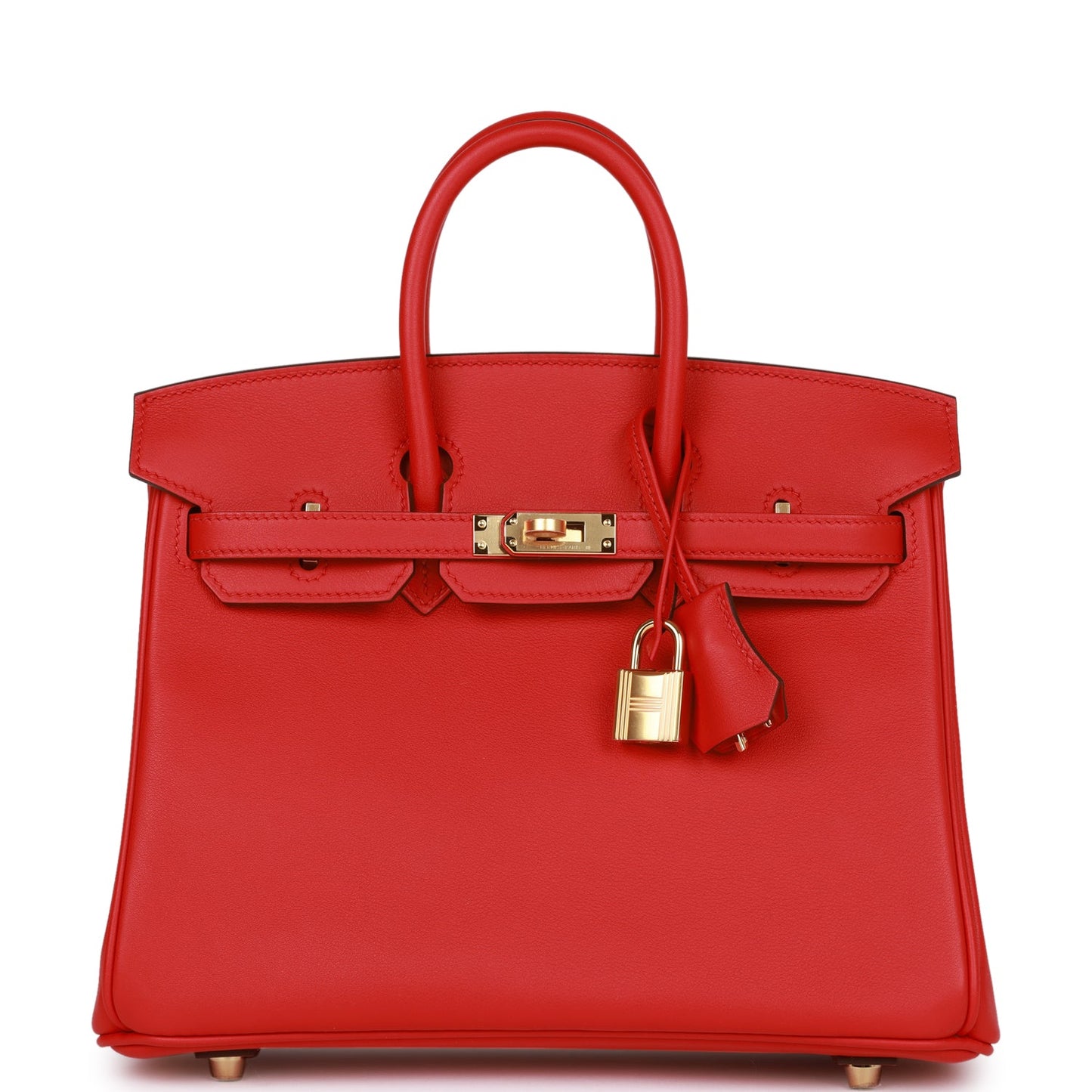 Hermes Birkin 25 Rouge De Coeur Swift Gold Hardware