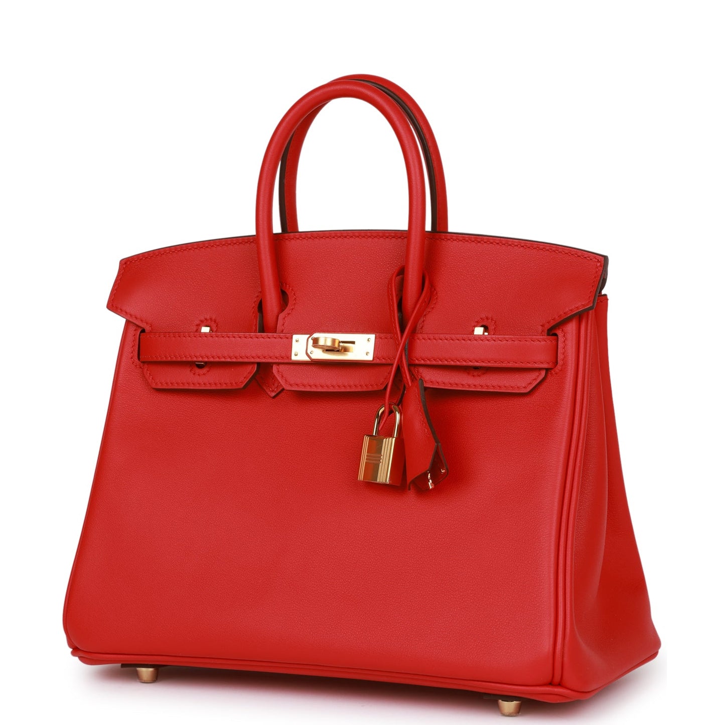 Hermes Birkin 25 Rouge De Coeur Swift Gold Hardware