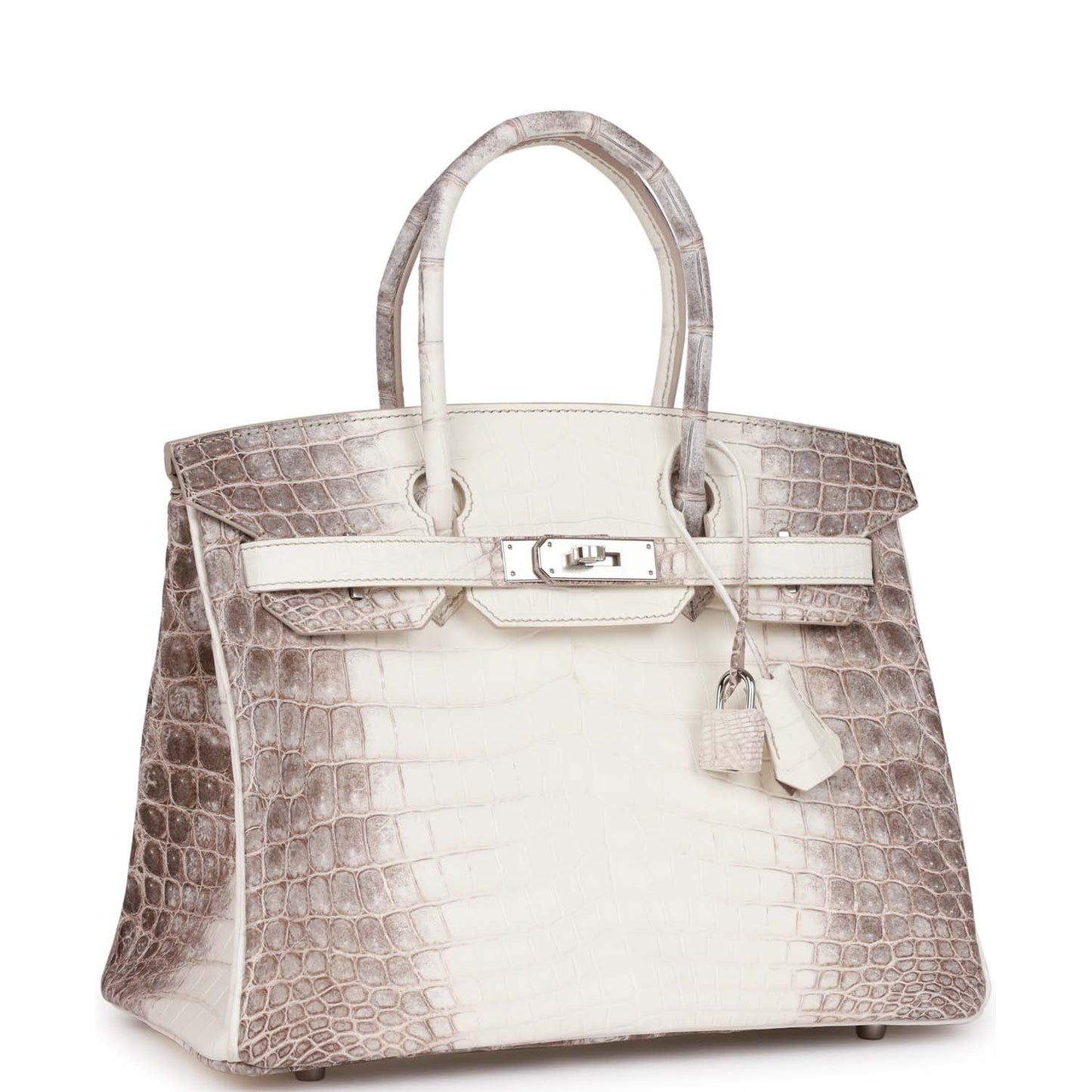 Hermes Birkin 30 Himalaya Niloticus Crocodile Palladium Hardware