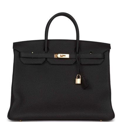 Hermes Birkin 40 Black Togo Gold Hardware