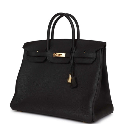 Hermes Birkin 40 Black Togo Gold Hardware