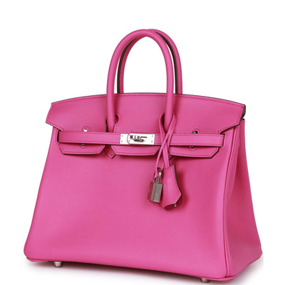 Hermes Birkin 25 Magnolia Swift Palladium Hardware