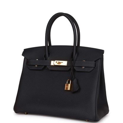 Hermes Birkin 30 Caban Togo Gold Hardware