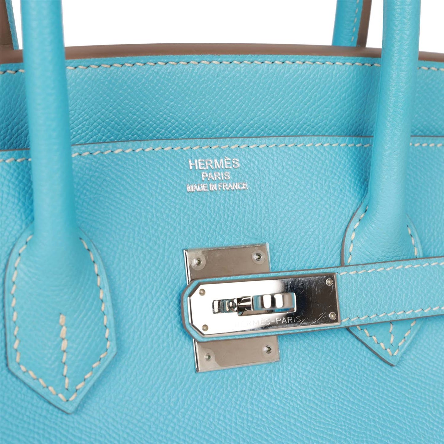 Hermes Birkin 35 Celeste Candy Epsom Palladium Hardware