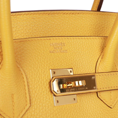 Hermes Birkin 35 Soleil Togo Gold Hardware