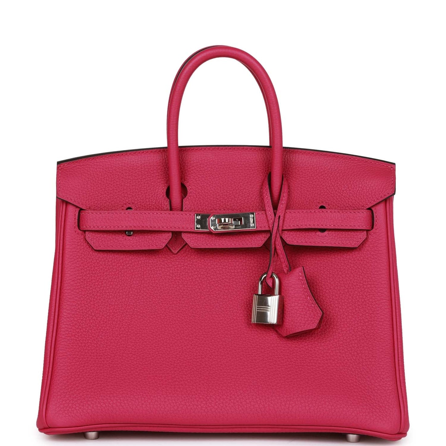 Hermes Birkin 25 Rose Pourpre Togo Palladium Hardware