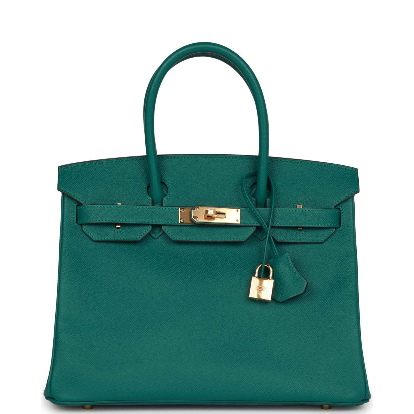 Hermes Birkin 30 Malachite Epsom Gold Hardware