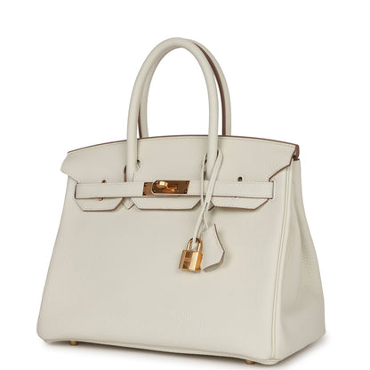 Hermes Birkin 30 Mushroom Togo Gold Hardware