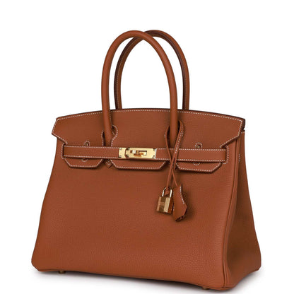 Hermes Birkin 30 Gold Togo Gold Hardware