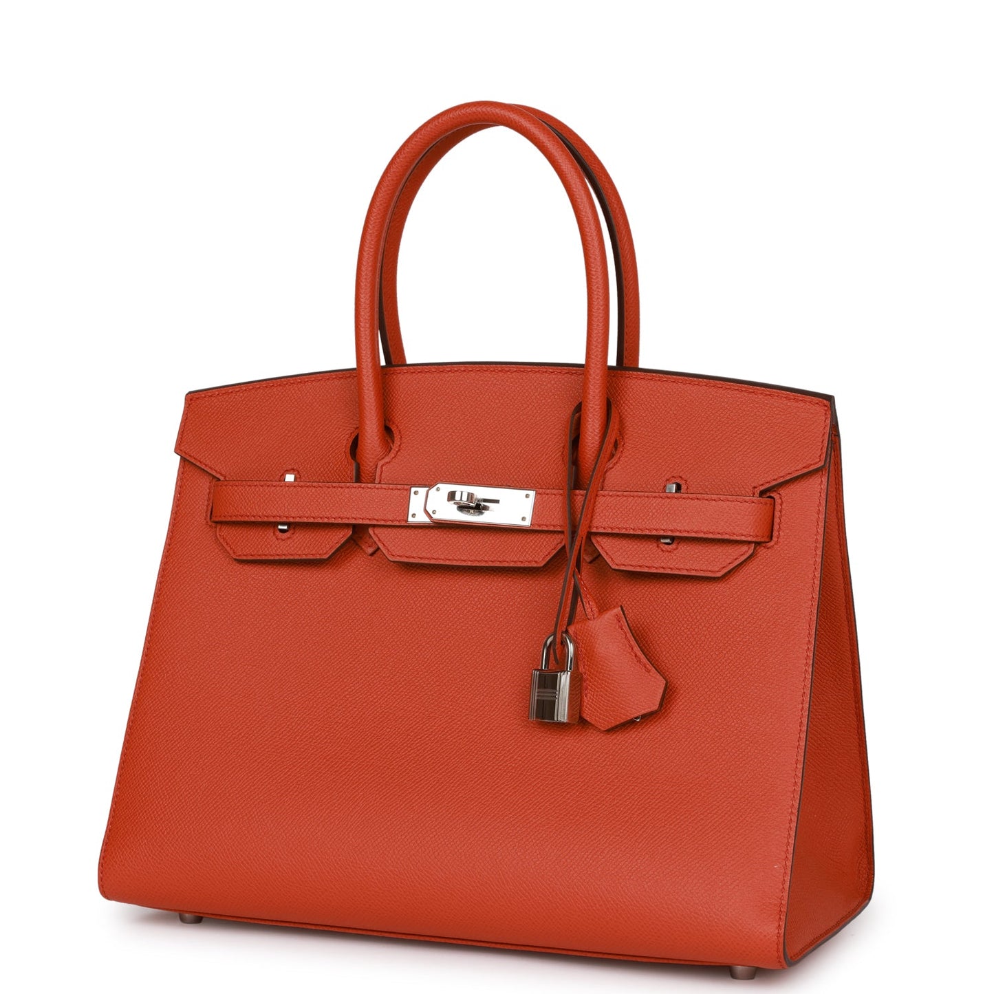 Hermes Birkin Sellier 30 Terre Battue Epsom Palladium Hardware