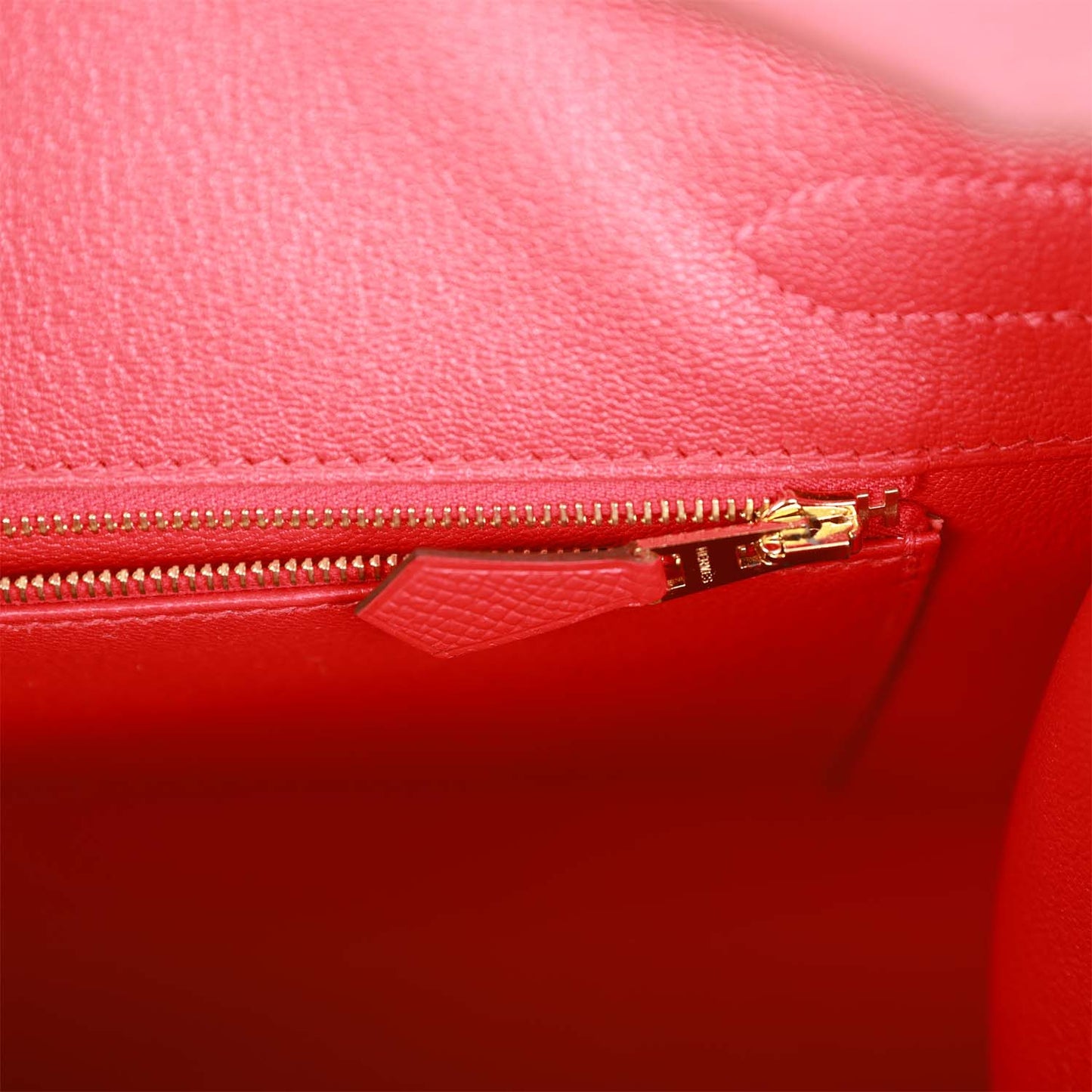 Hermes Birkin Sellier 30 Rouge Casaque Epsom Gold Hardware