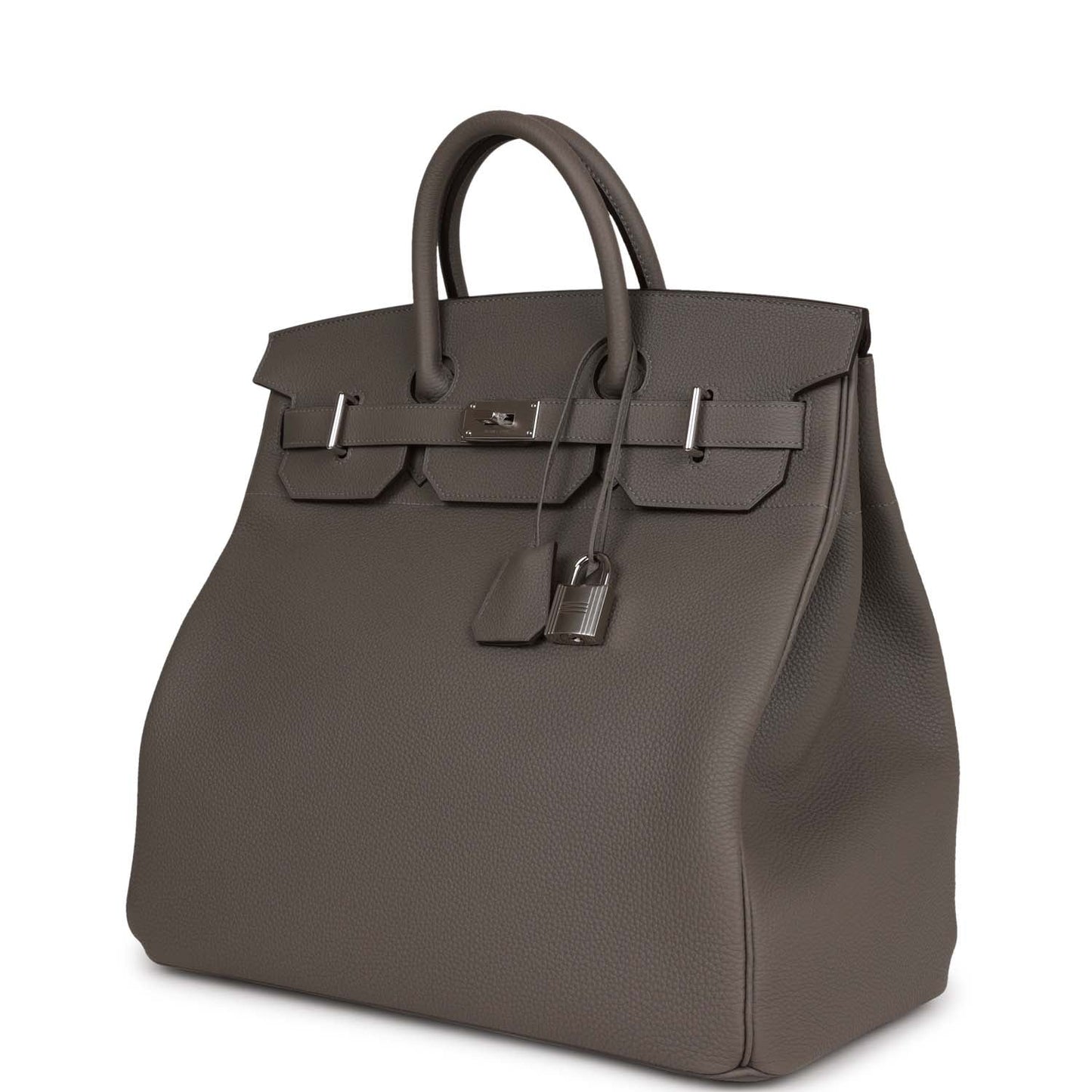 Hermes HAC Birkin 40 Gris Meyer Togo Palladium Hardware