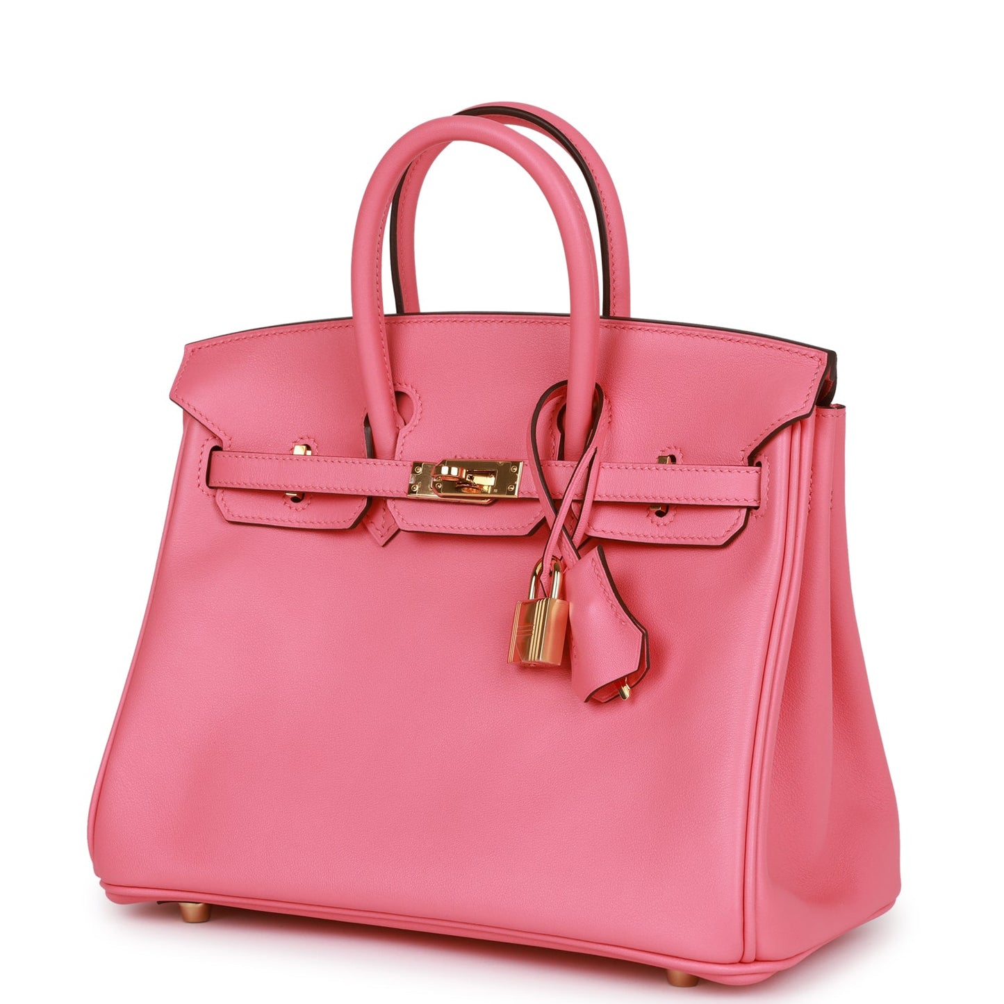 Hermes Birkin 25 Rose Azalee Swift Gold Hardware