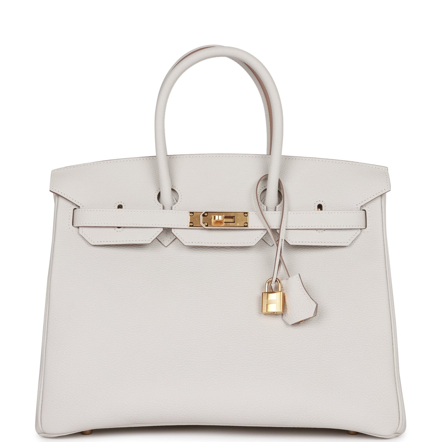 Hermes Birkin 35 Gris Pale Togo Gold Hardware