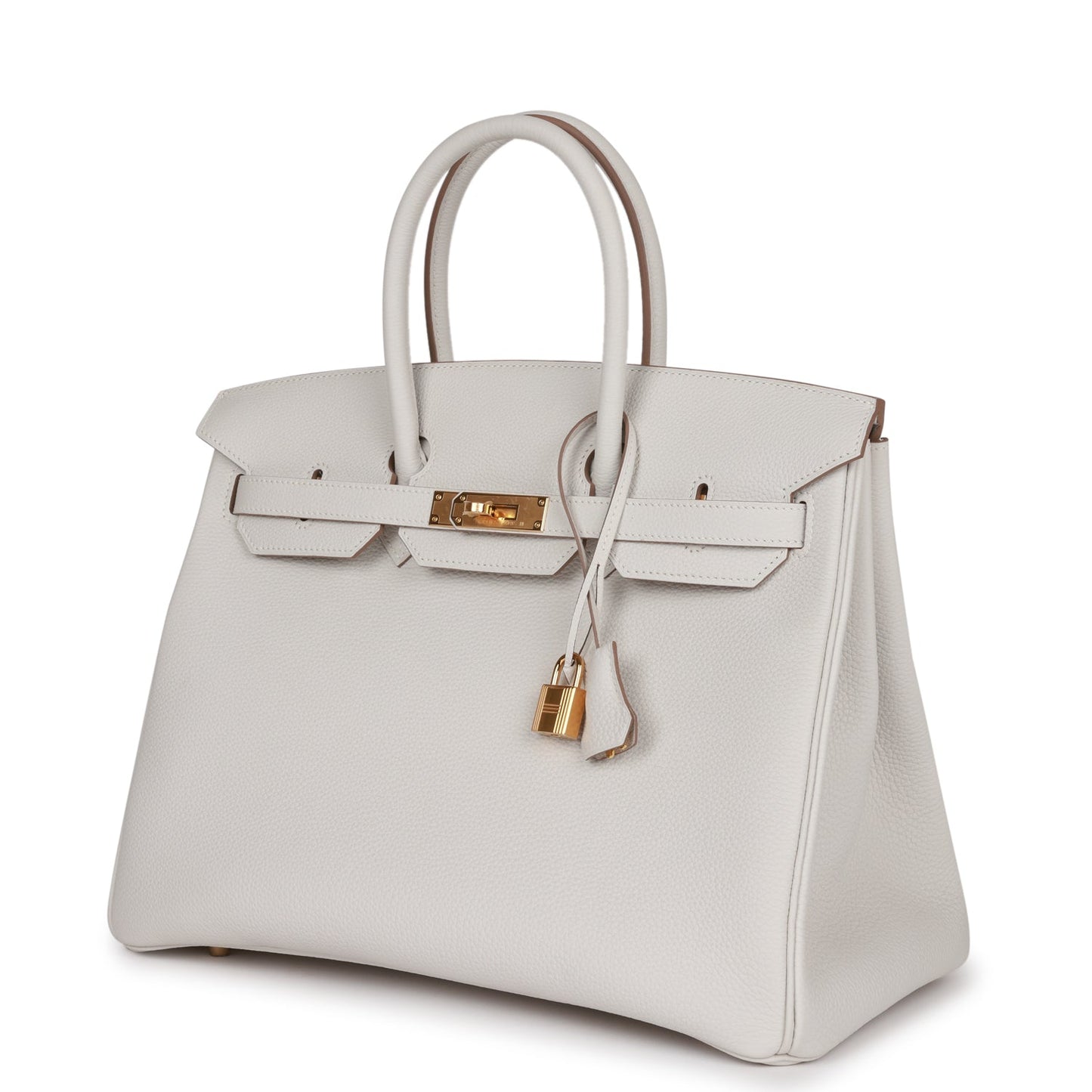 Hermes Birkin 35 Gris Pale Togo Gold Hardware