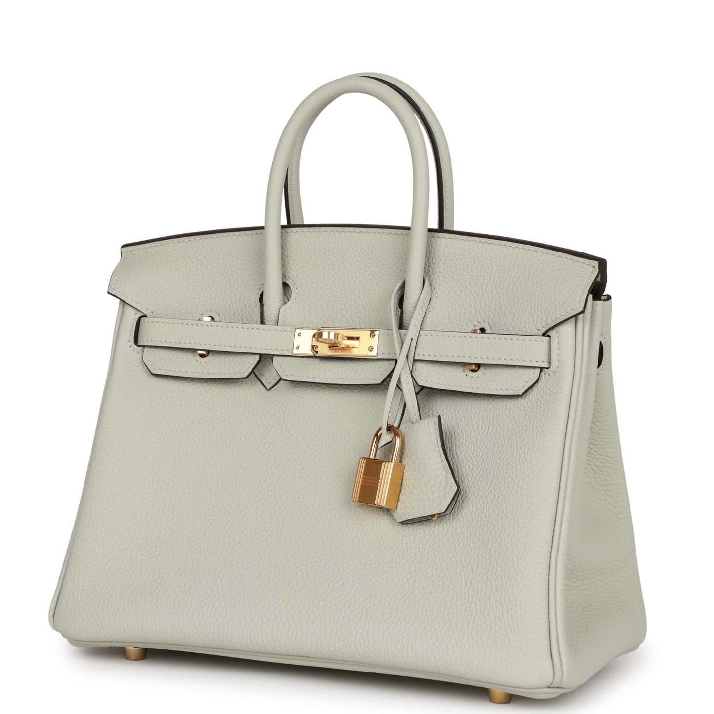 Hermes Birkin 25 Gris Neve Togo Gold Hardware