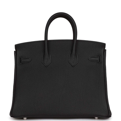 Hermes Birkin 25 Black Togo Palladium Hardware