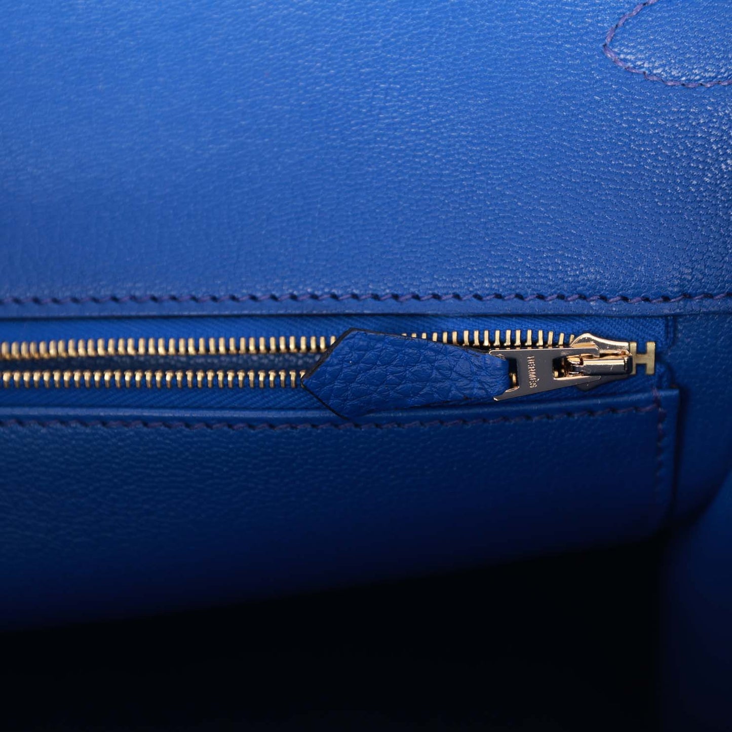 Hermes Birkin 40 Bleu Royal Togo Gold Hardware