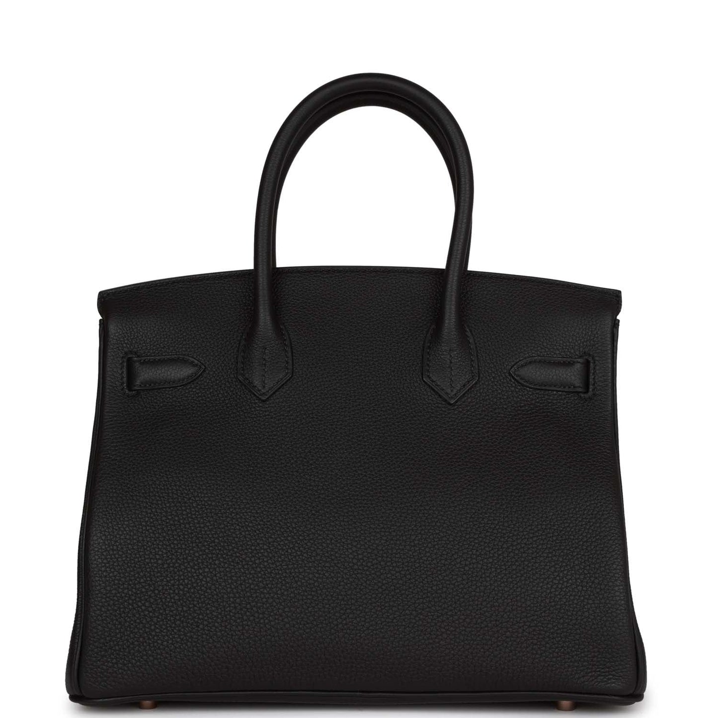 Hermes Birkin 30 Black Togo Rose Gold Hardware