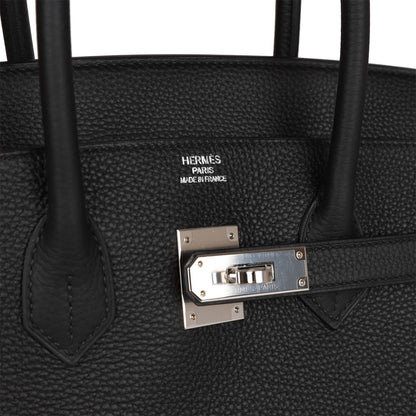 Hermes Birkin 35 Black Togo Palladium Hardware