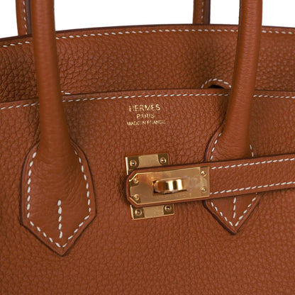 Hermes Birkin 25 Gold Togo Gold Hardware