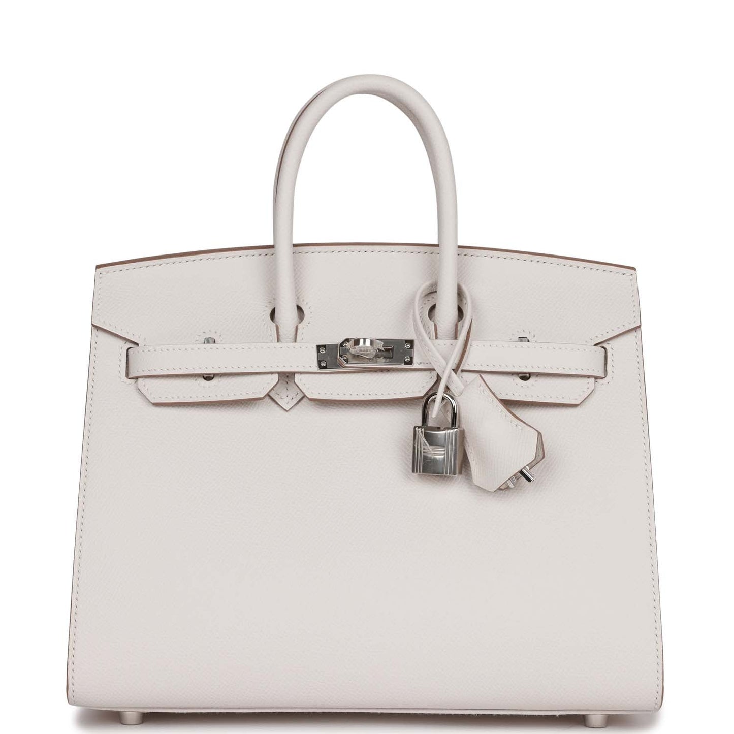 Hermes Birkin Sellier 25 Gris Pale Epsom Palladium Hardware