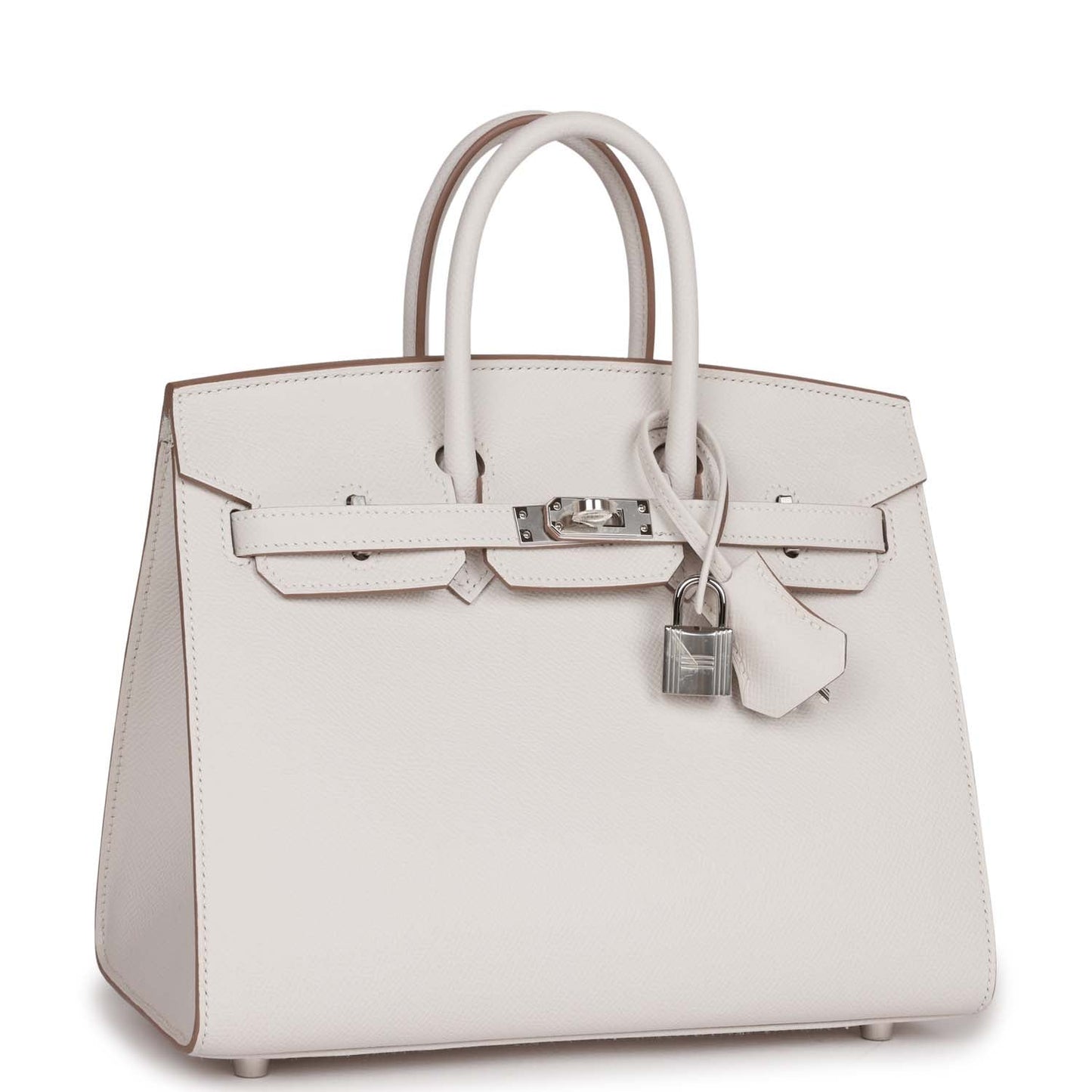 Hermes Birkin Sellier 25 Gris Pale Epsom Palladium Hardware