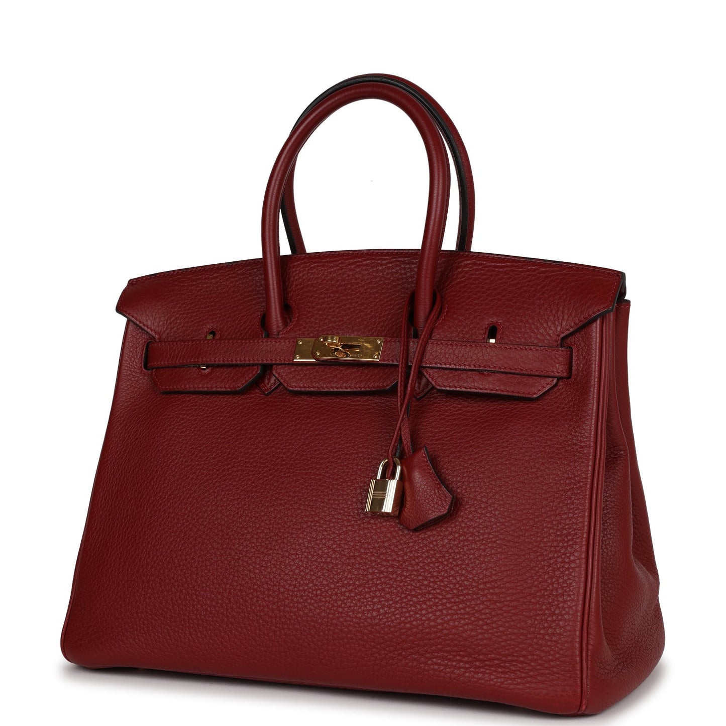 Hermes Birkin 35 Rouge H Togo Gold Hardware