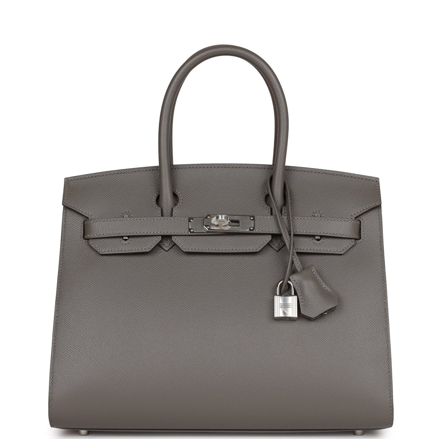 Hermes Birkin Sellier 30 Gris Meyer Epsom Palladium Hardware