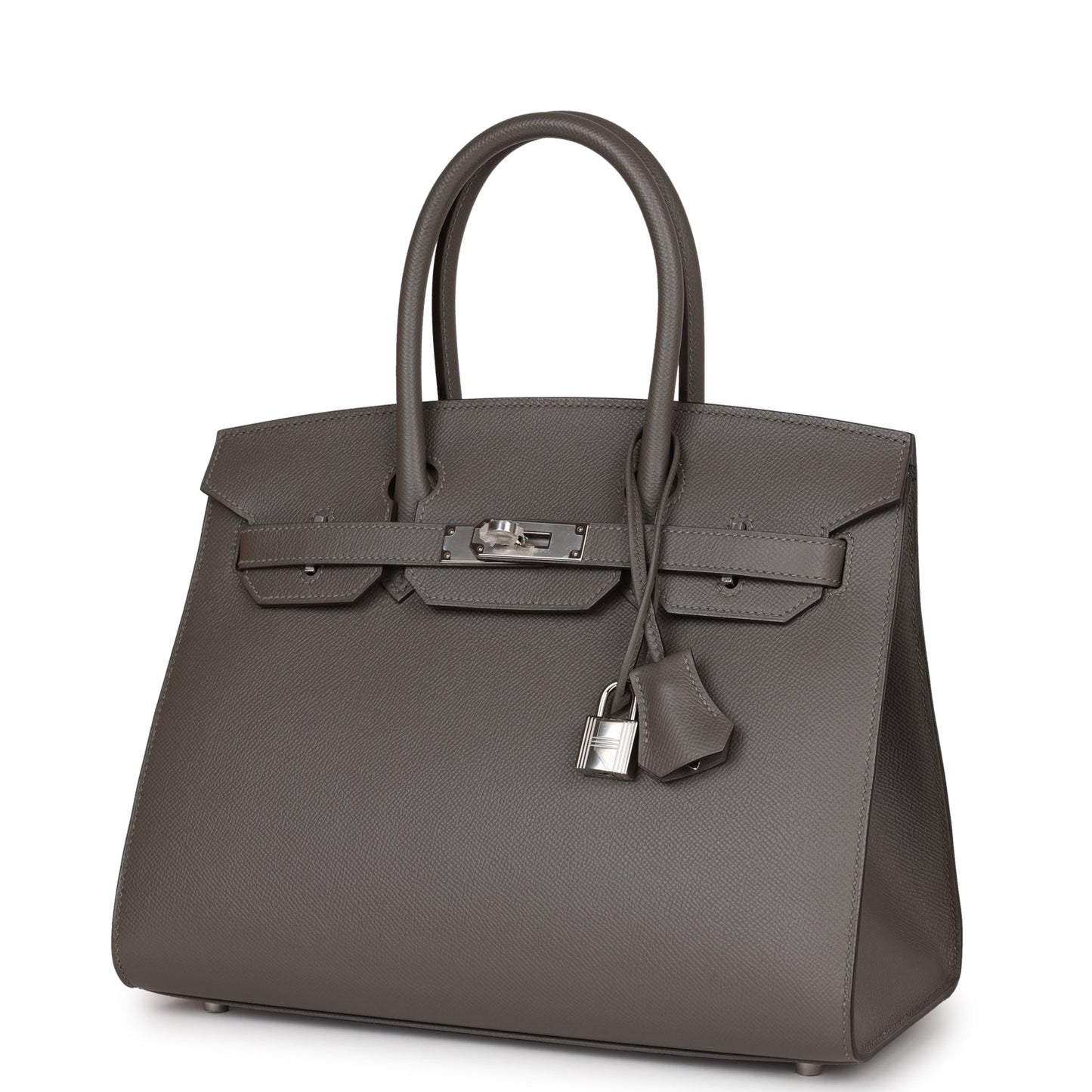 Hermes Birkin Sellier 30 Gris Meyer Epsom Palladium Hardware