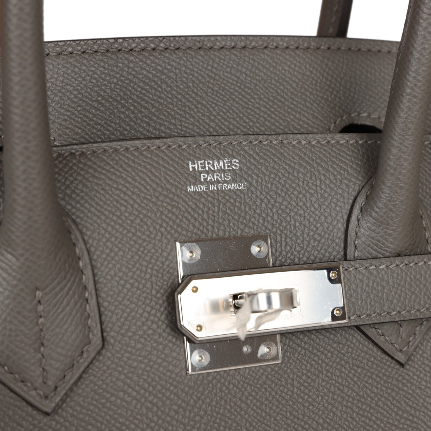 Hermes Birkin Sellier 30 Gris Meyer Epsom Palladium Hardware