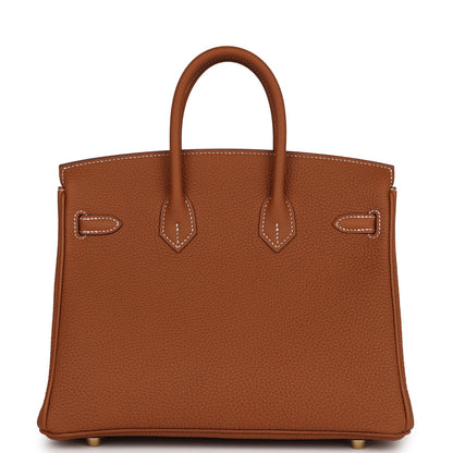 Hermes Birkin 25 Gold Togo Gold Hardware