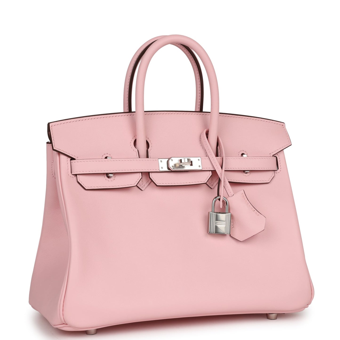 Hermes Birkin 25 Rose Sakura Swift Palladium Hardware