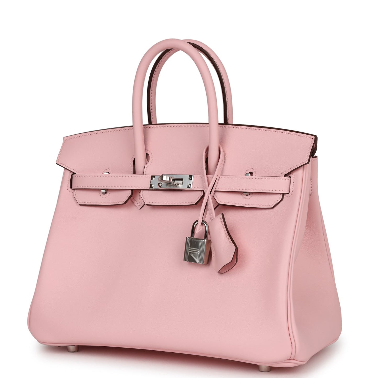 Hermes Birkin 25 Rose Sakura Swift Palladium Hardware