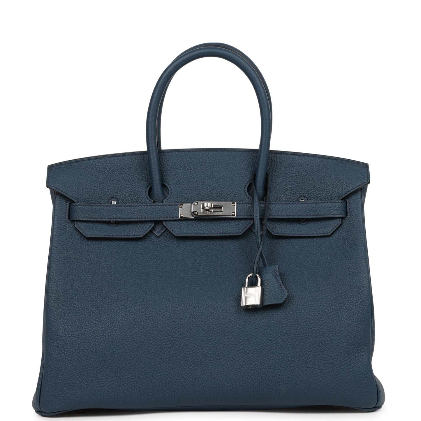 Hermes Birkin 35 Bleu De Prusse Togo Palladium Hardware