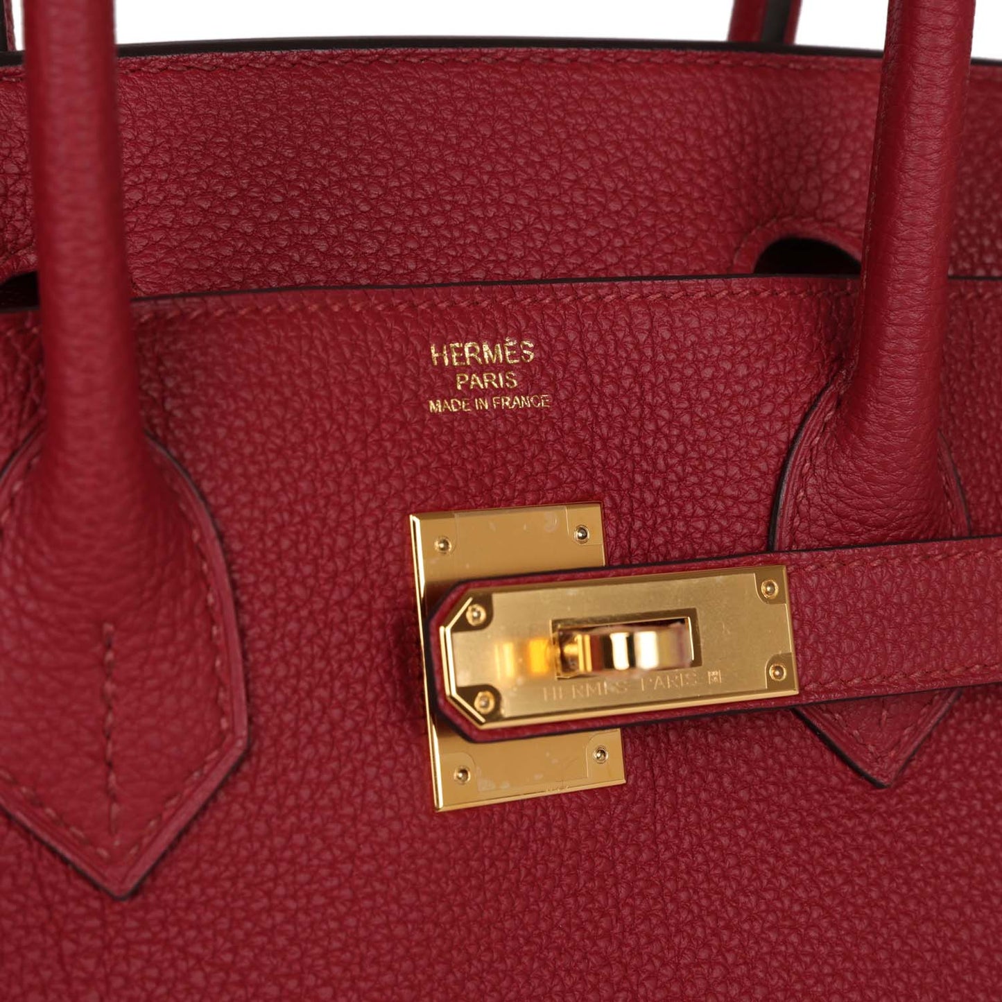 Hermes Birkin 30 Rouge Grenat Togo Gold Hardware