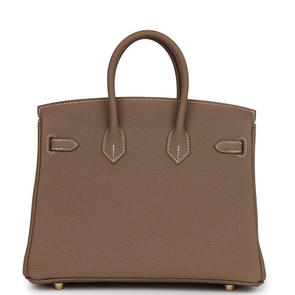 Hermes Birkin 25 Etoupe Togo Gold Hardware