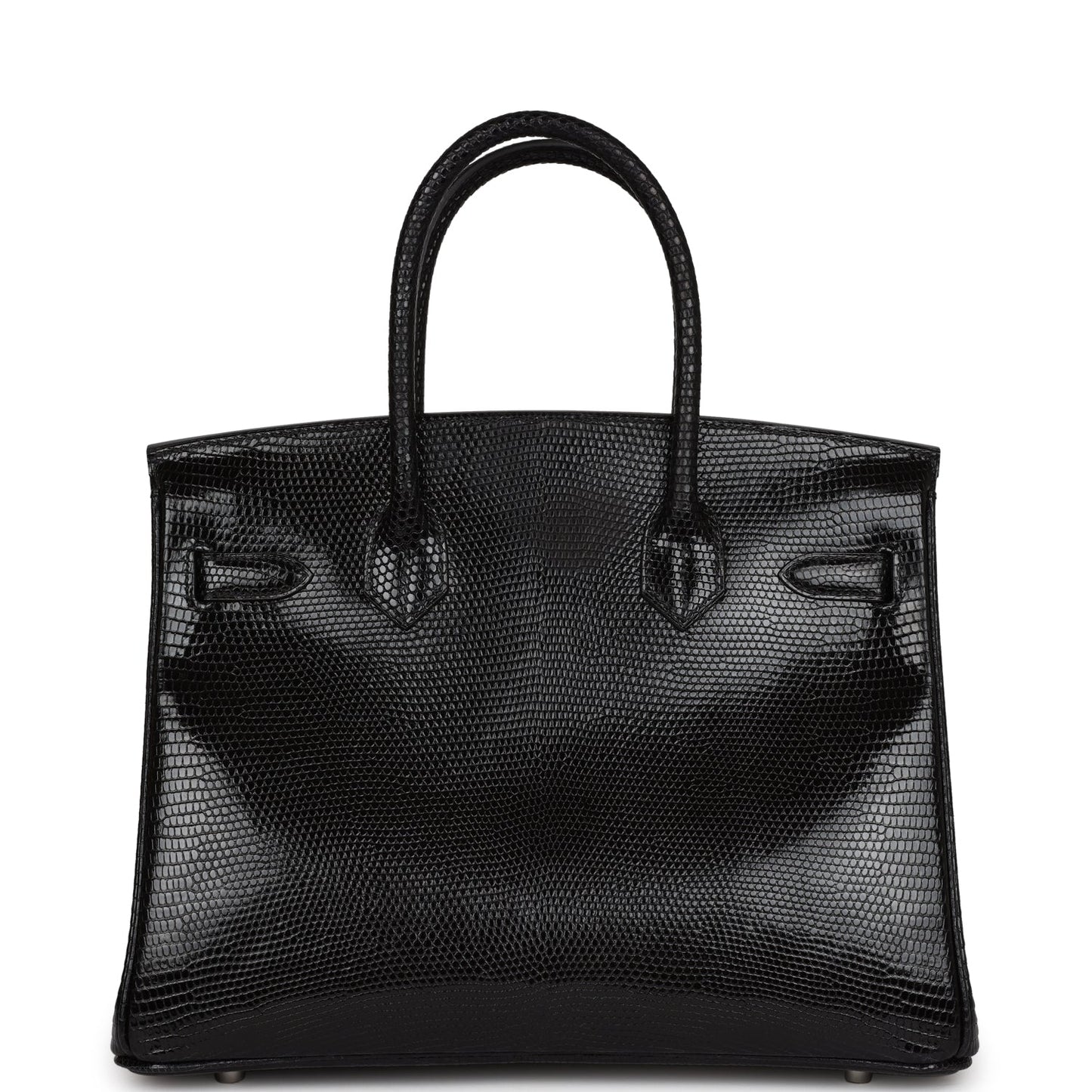 Hermes Birkin 30 Black Niloticus Lizard Palladium Hardware