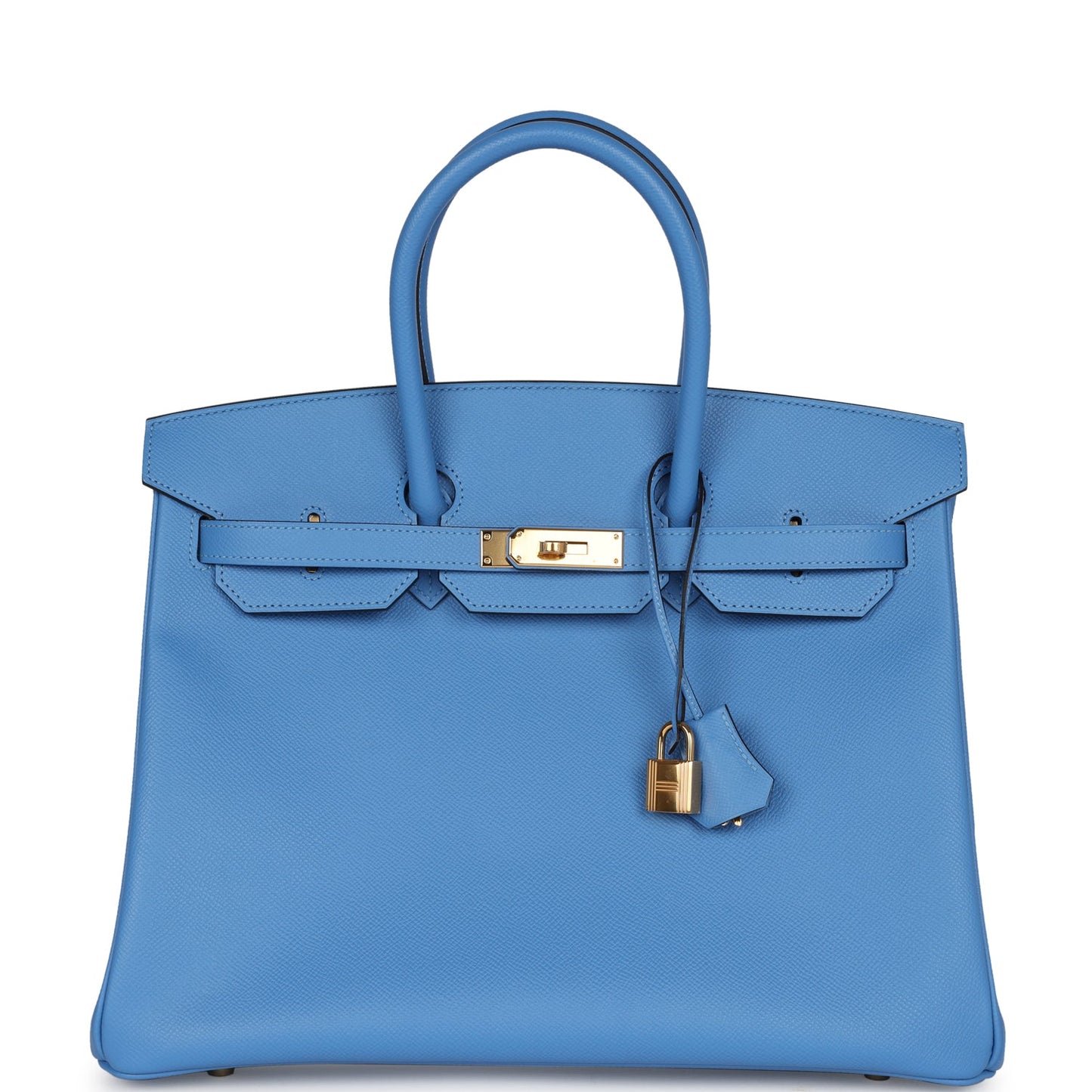 Hermes Birkin 35 Bleu Paradise Epsom Gold Hardware