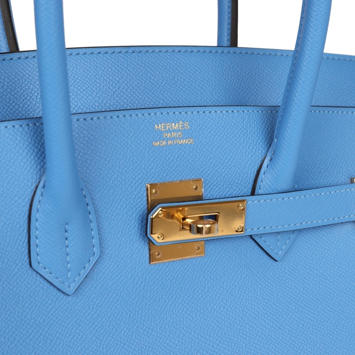 Hermes Birkin 35 Bleu Paradise Epsom Gold Hardware