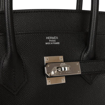 Hermes Birkin 35 Black Epsom Palladium Hardware