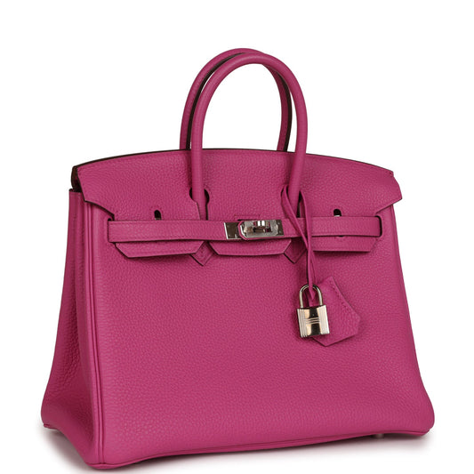 Hermes Birkin 25 Magnolia Togo Palladium Hardware