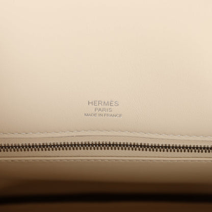 Hermes Birkin Shadow 25 Nata Swift Palladium Hardware