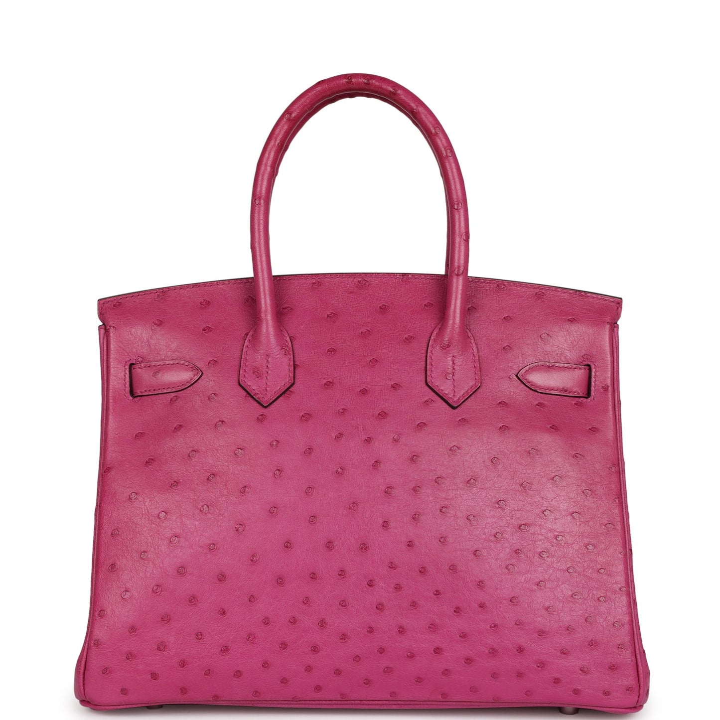 Hermes Birkin 30 Rose Pourpre Ostrich Palladium Hardware