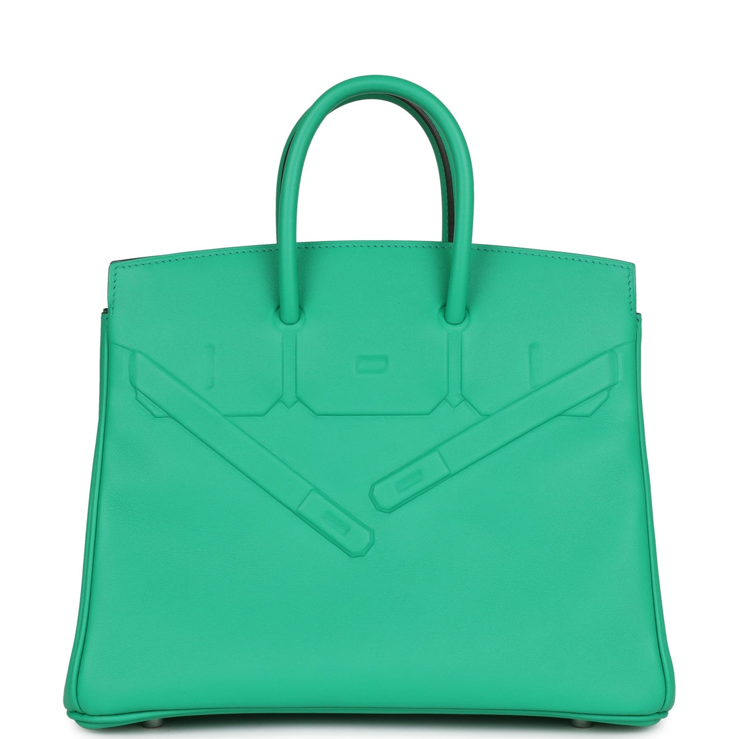 Hermes Birkin Shadow 25 Menthe Swift Palladium Hardware