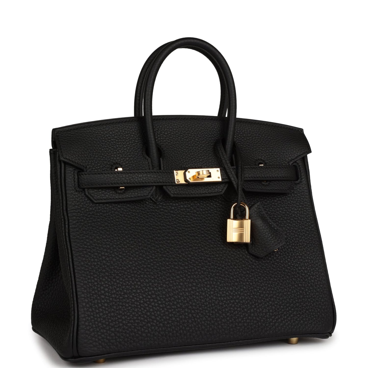 Hermes Birkin 25 Black Togo Gold Hardware