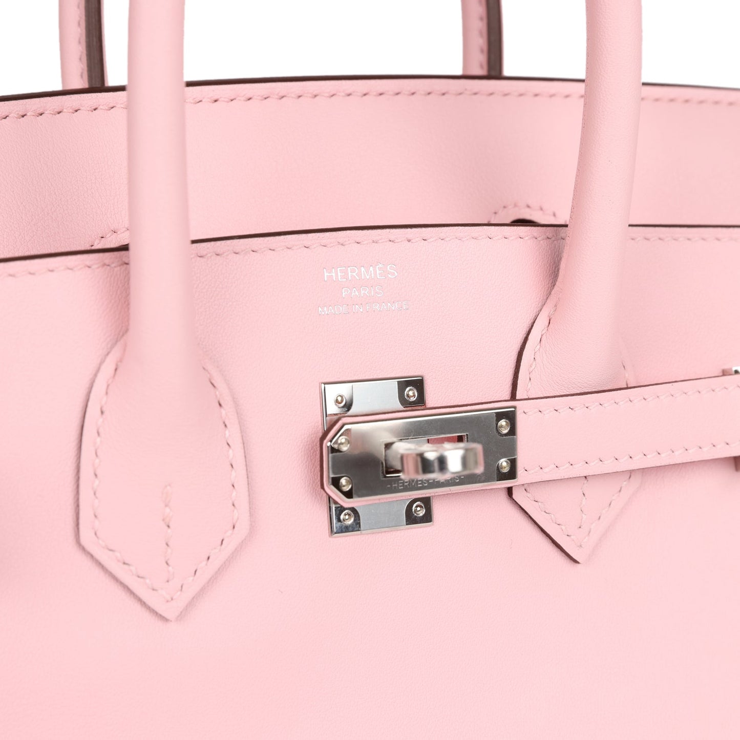 Hermes Birkin 25 Rose Sakura Swift Palladium Hardware