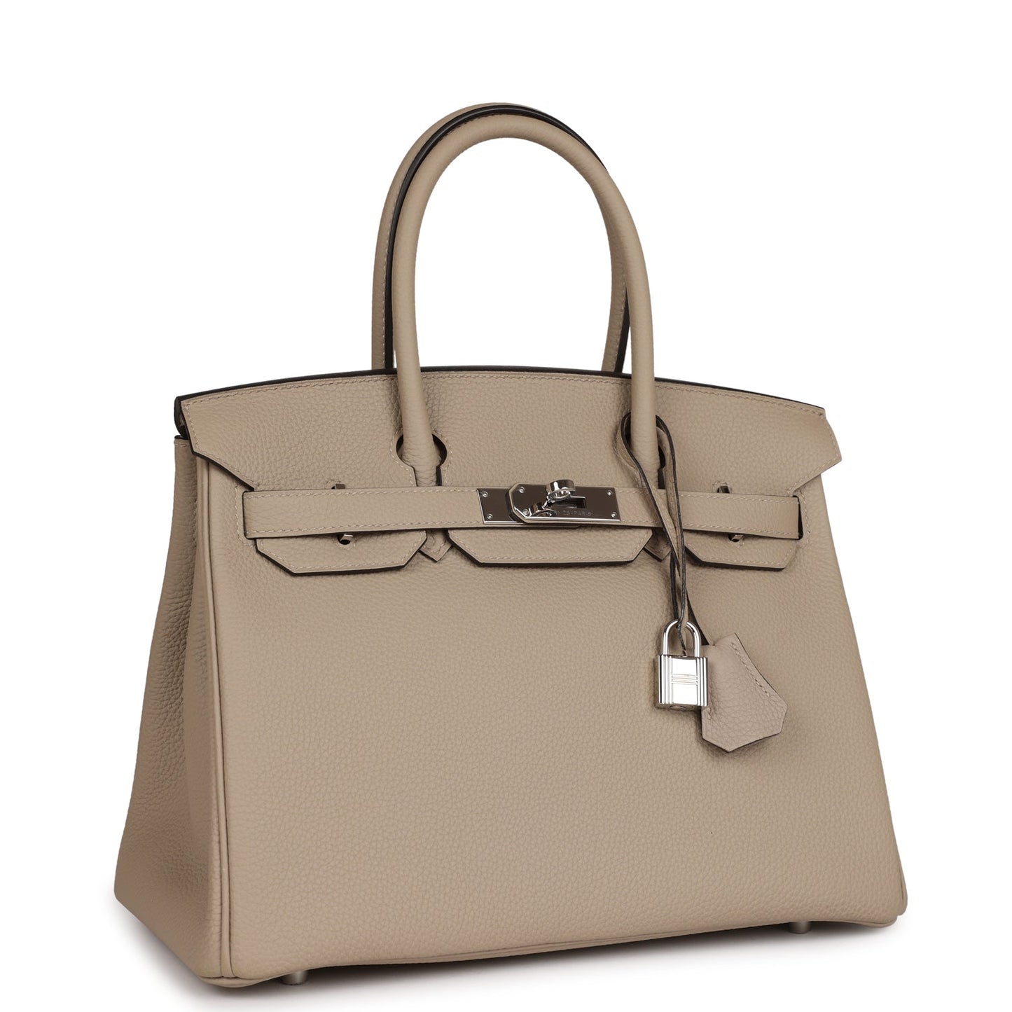 Hermes Birkin 30 Gris Tourterelle Togo Palladium Hardware