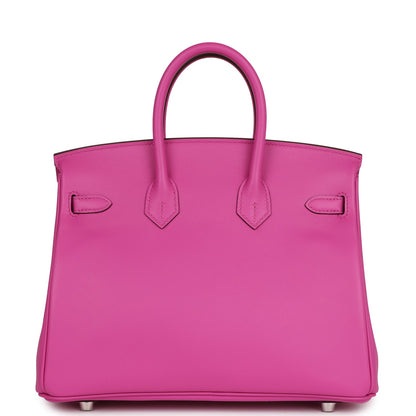 Hermes Birkin 25 Magnolia Swift Palladium Hardware