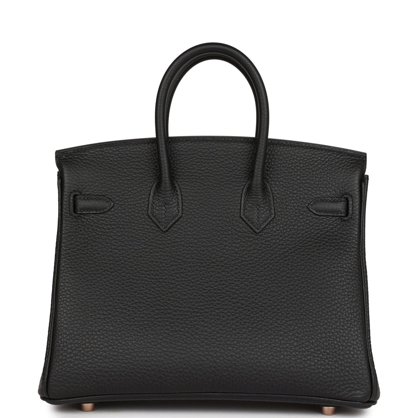 Hermes Birkin 25 Black Togo Rose Gold Hardware